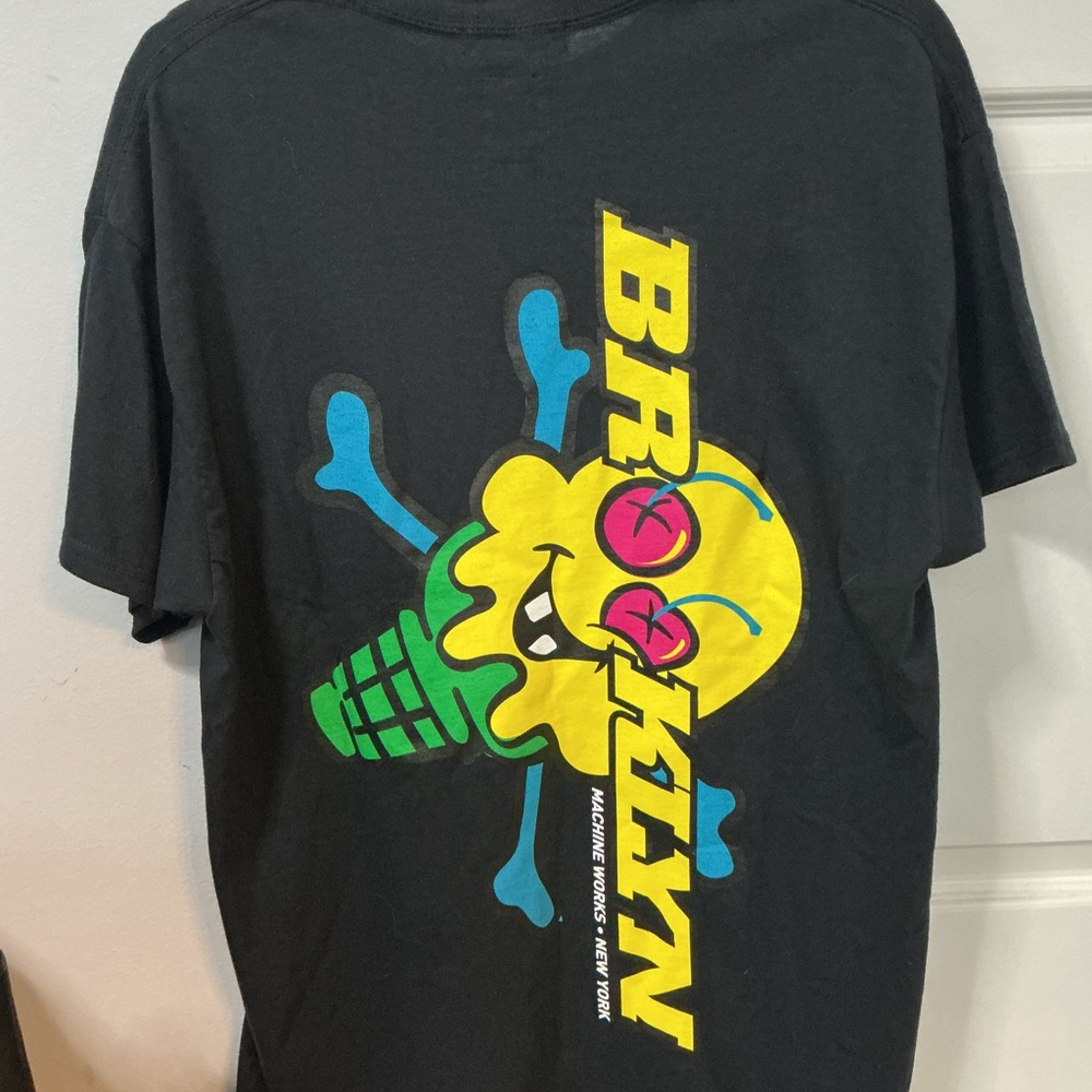 Brooklyn Cloth Black Tee with Red Graphic